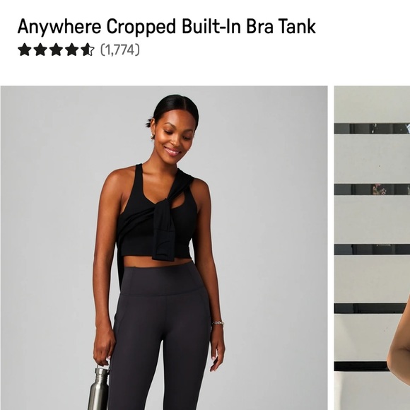 ♠️ Fabletics Built In Bra Workout Tank - Picture 3 of 7
